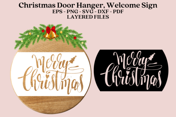 Download Christmas Door Sign SVG - Christmas SVG - Door sign Collection