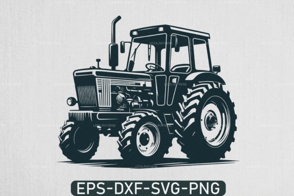 Download Farm Tractor Silhouette Svg ,Tractor Svg - Tractor svg Collection