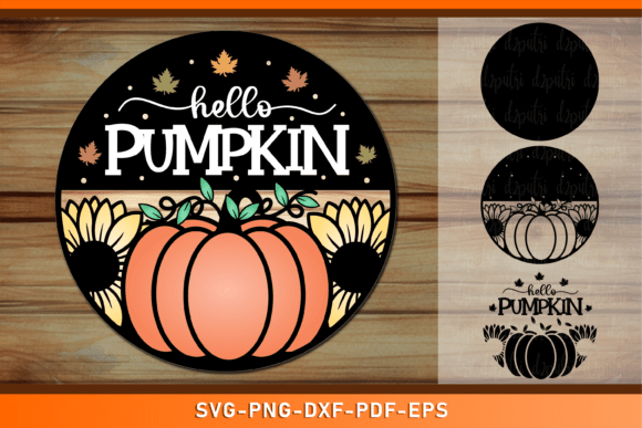Download Hello Pumpkin, Fall Door Sign Laser Cut - Door sign Collection