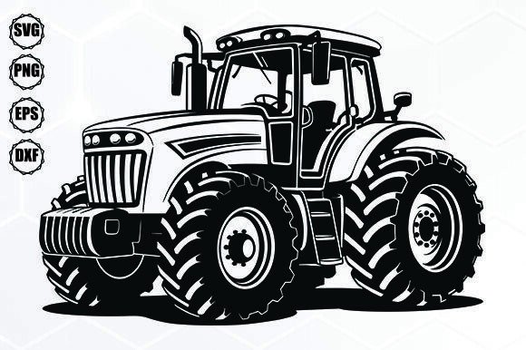 Download Big Wheel Tractor Svg - Tractor svg Collection