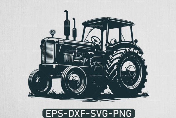 Download Farm Tractor Silhouette Svg ,Tractor Svg - Premium Resources
