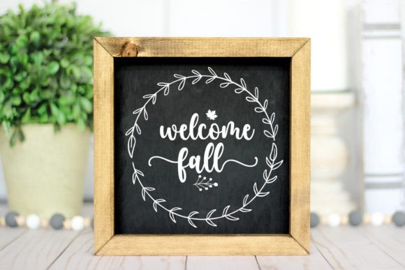 Download Welcome Fall SVG I Fall Door Sign SVG - Door sign Collection