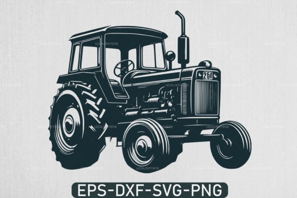 Download Farm Tractor Silhouette Svg ,Tractor Svg - Tractor svg Collection